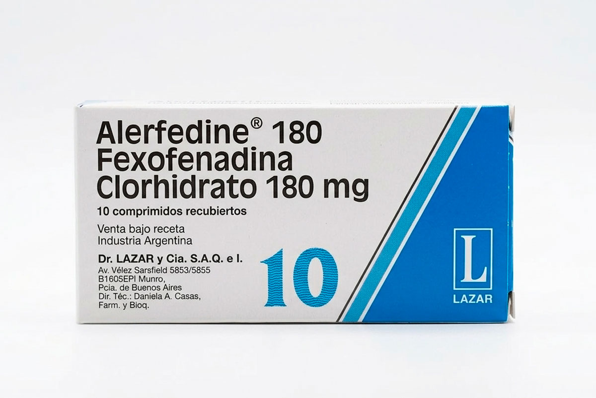Alerfedine 180 mg